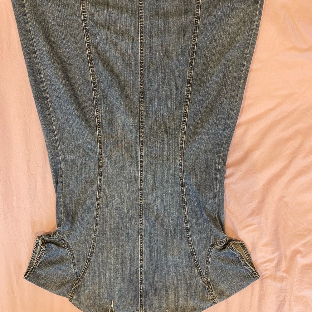 Vintage Button Denim Dress - Picture 5 of 5